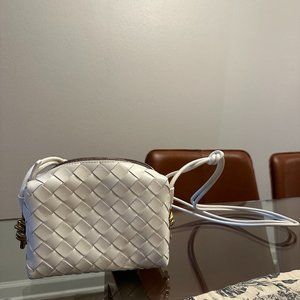 NWOT Bottega Veneta Mini Loop Intrecciato Leather Camera Bag